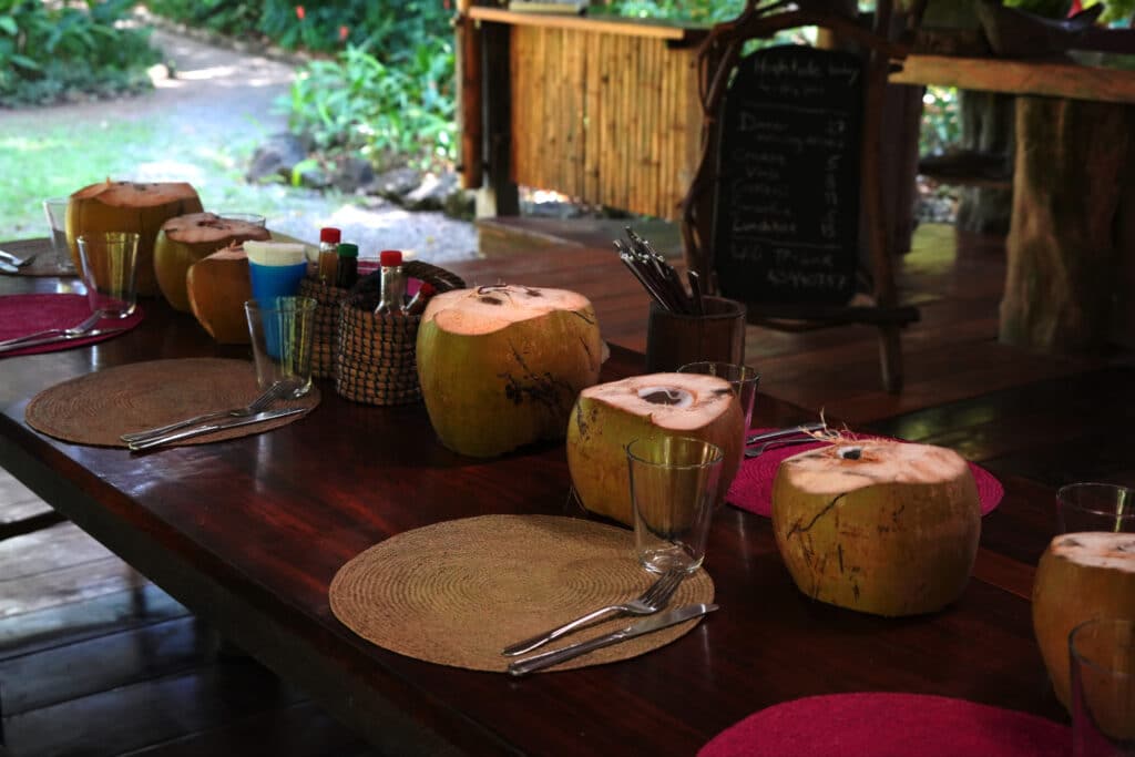 Meals at Ojo del Mar Eco Lodge