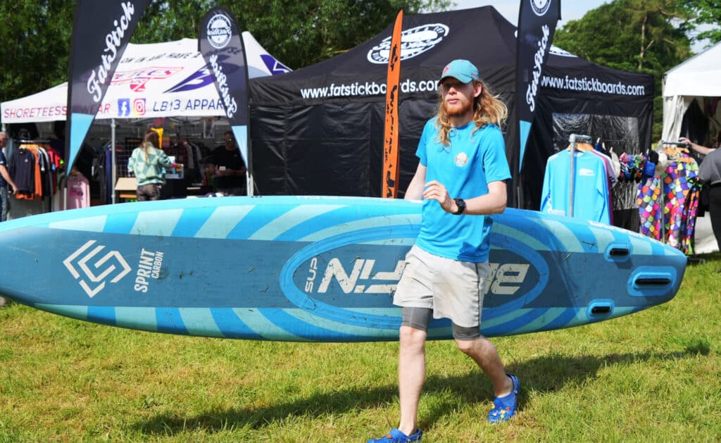 Paddleboarder during SUPfest
