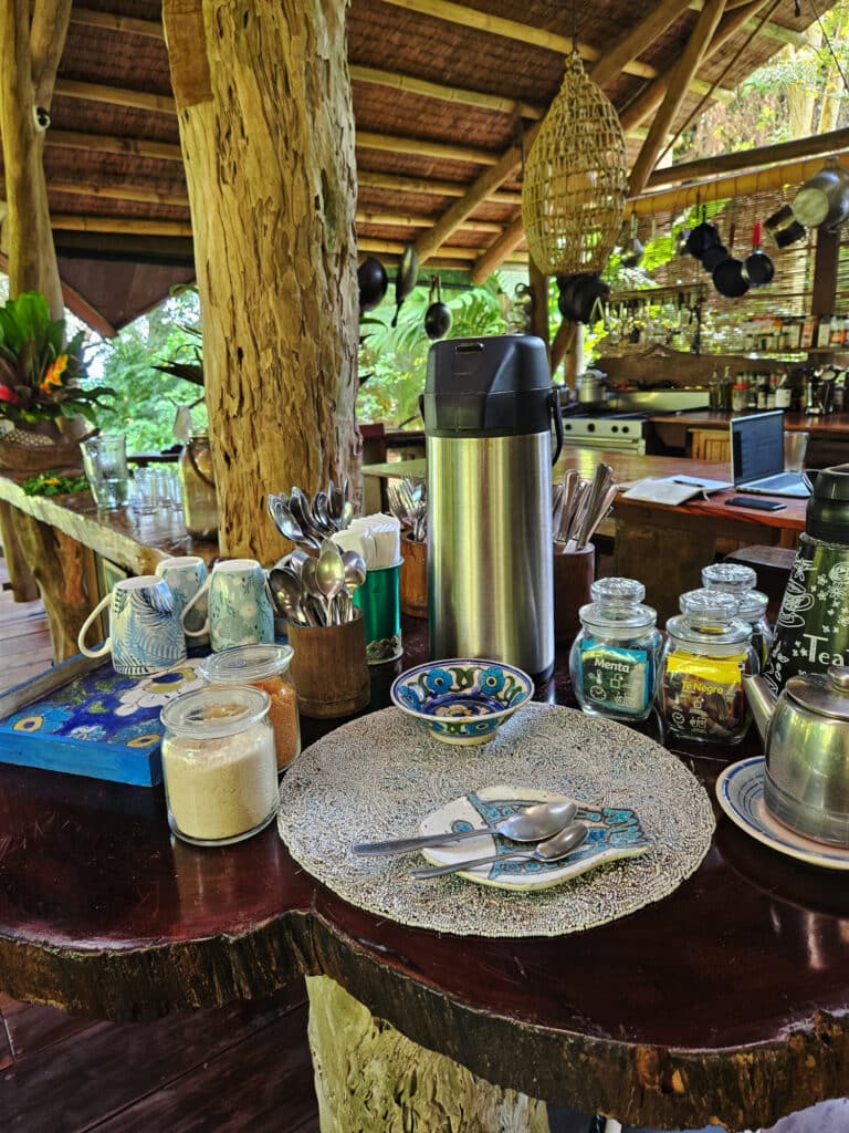 Meals at Ojo del Mar Eco Lodge