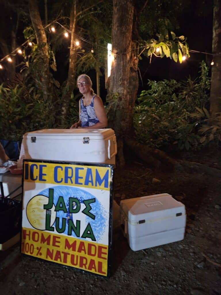 Ice cream at Martina's in the Osa Peninsula