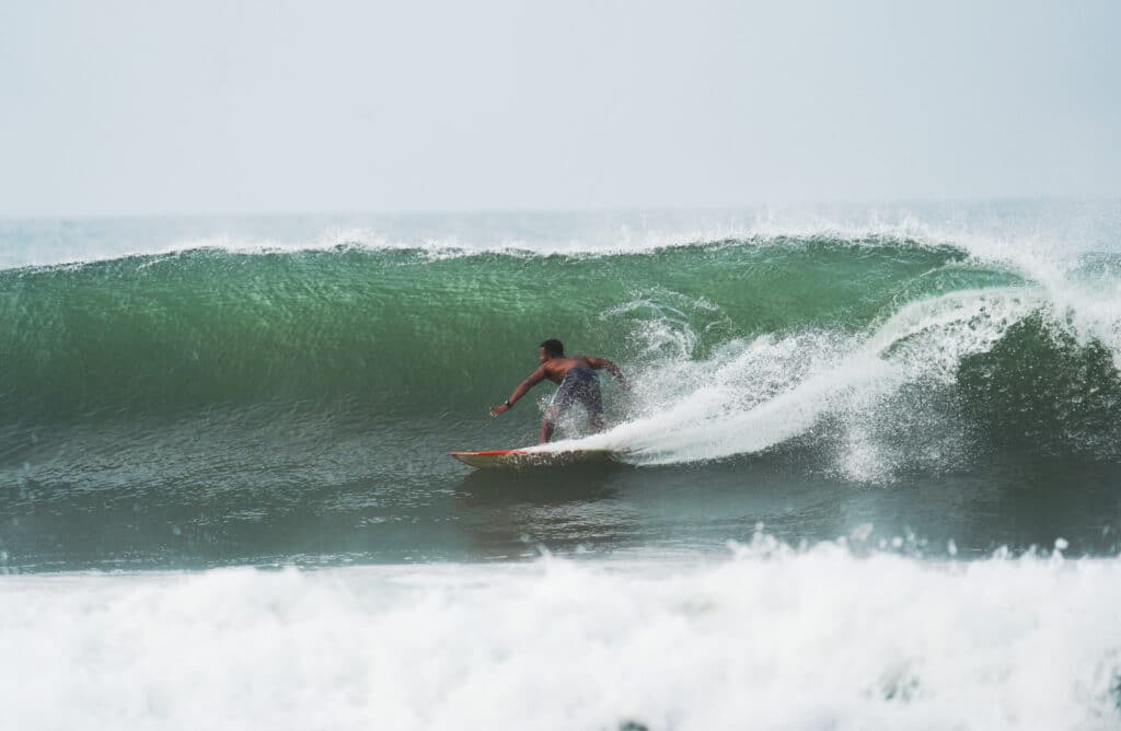Surfing in Dominical