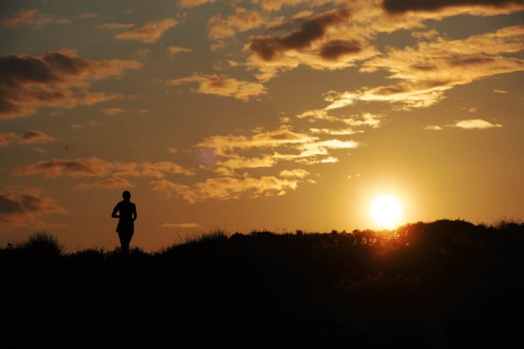 Walk to Bamford Edge at Golden Hour