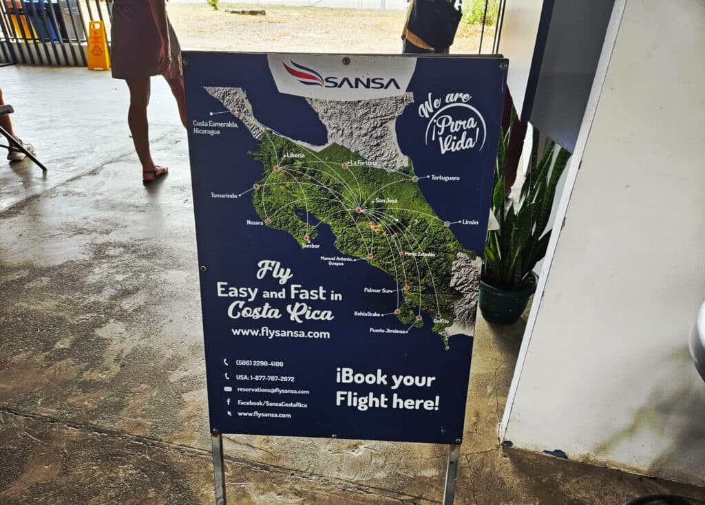 The airport in Quepos