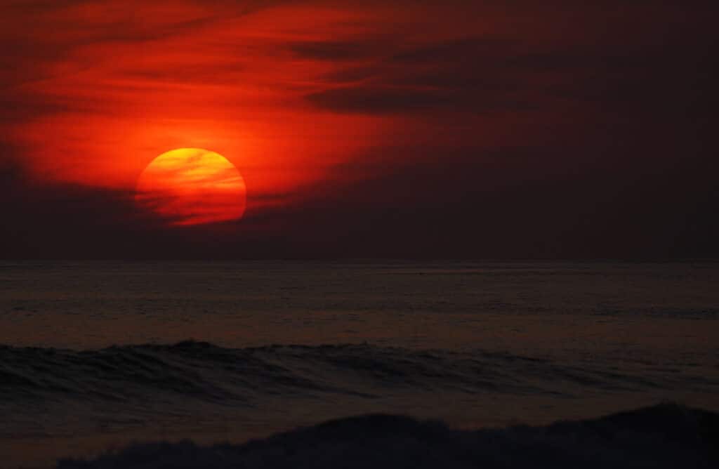 Sunset in Dominical