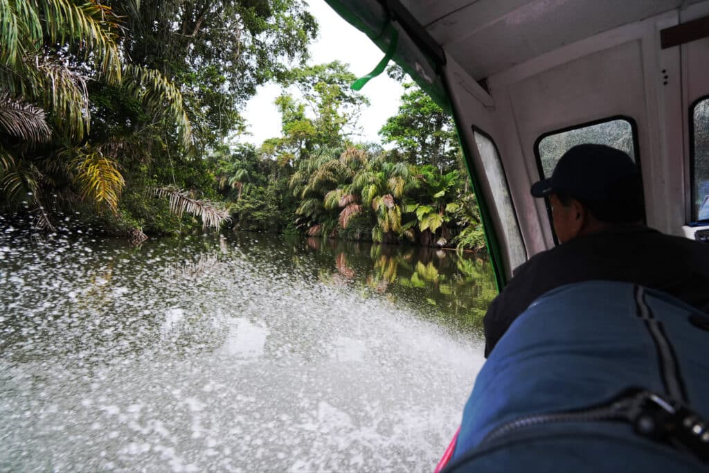 Boat trip to Tortuguero