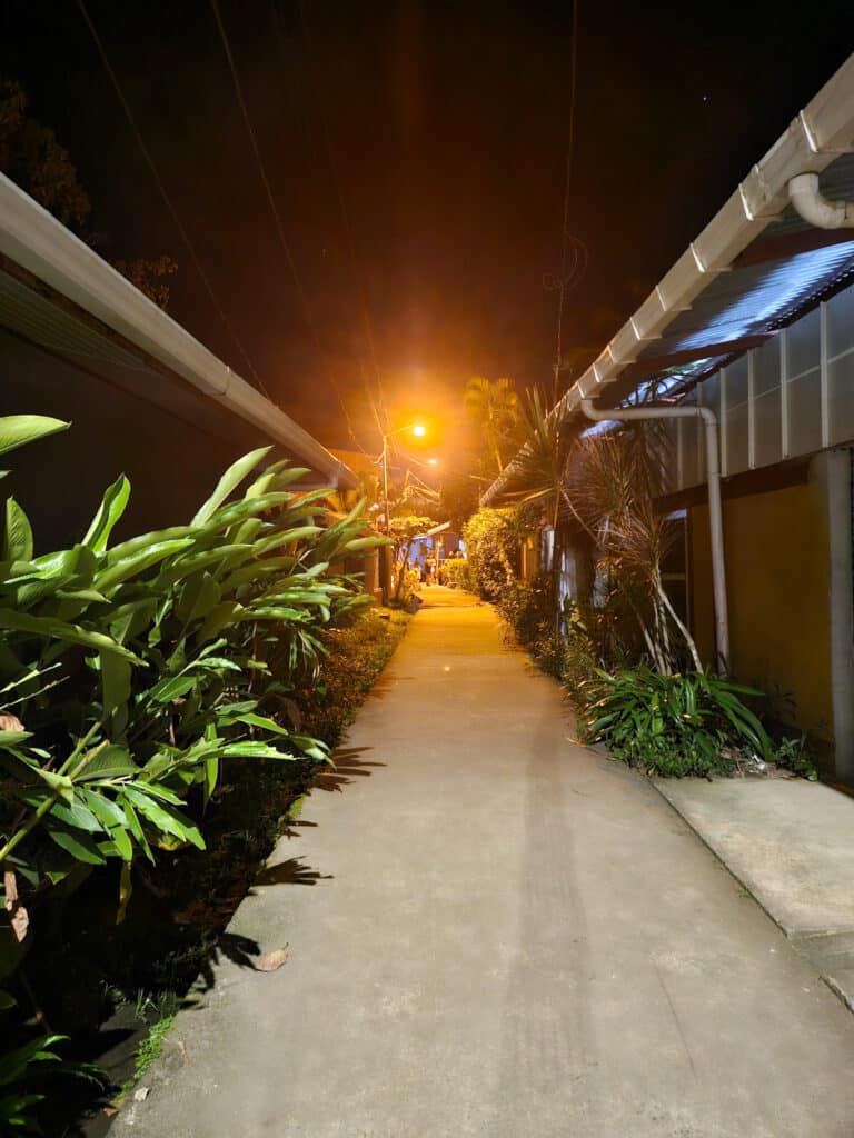 Tortuguero at night