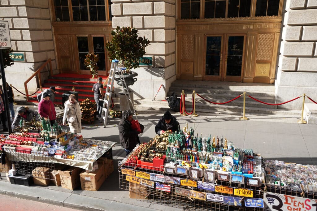 Souvenir stall in New York