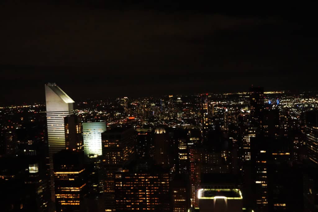 View from Top of the Rock in New York