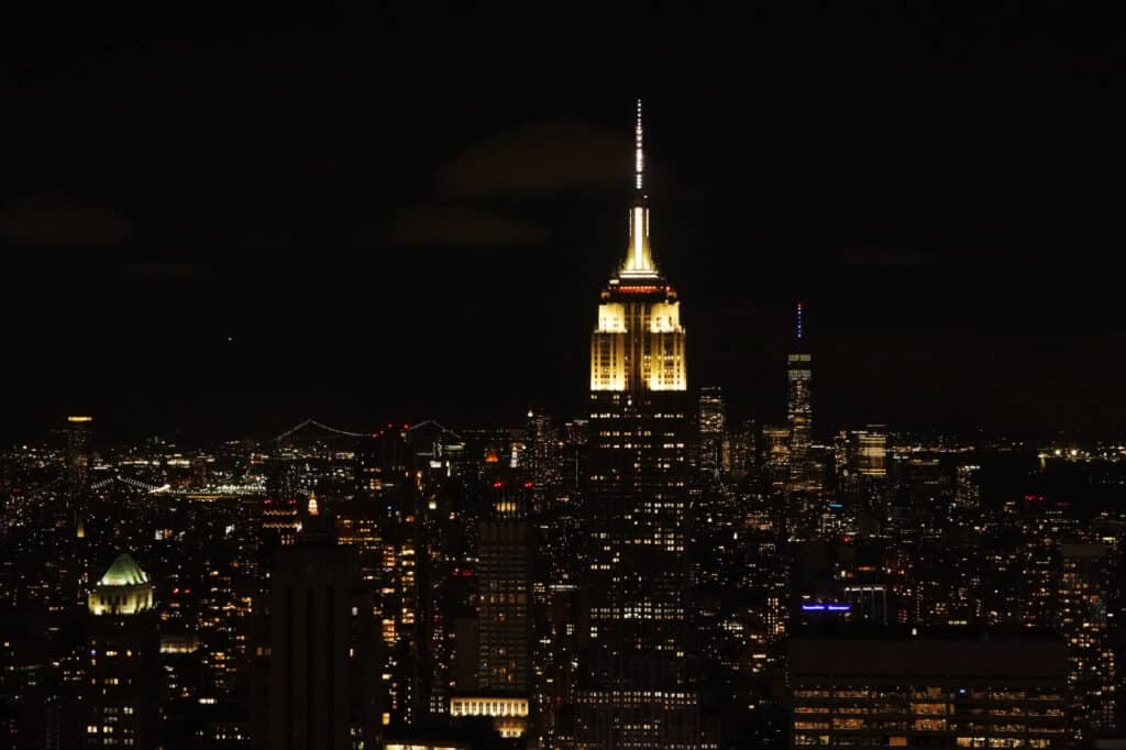 View from Top of the Rock in New York