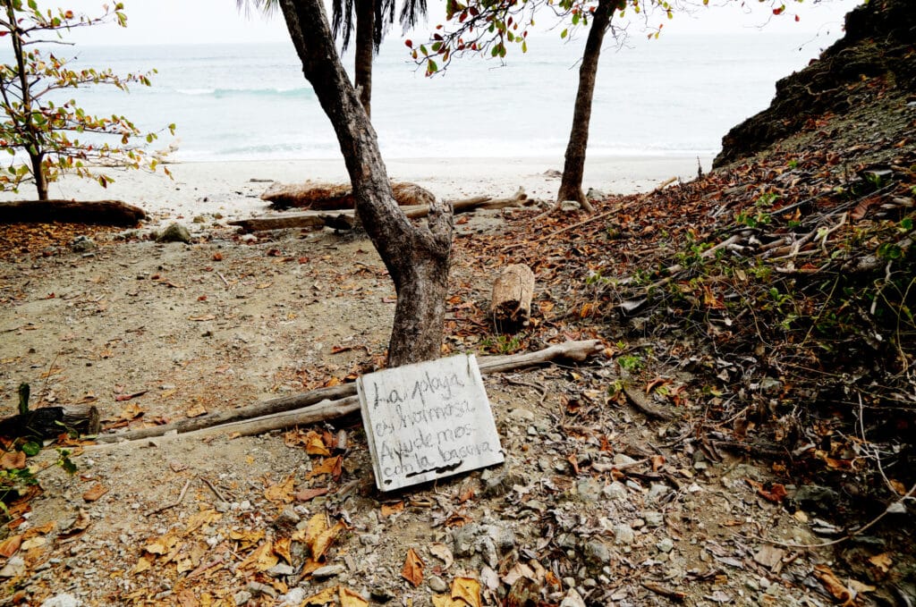 Hike to a small beach near Samara