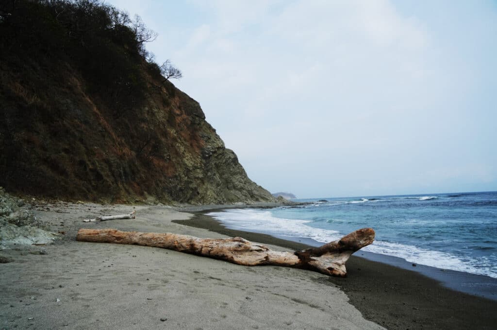 Hike to a small beach near Samara