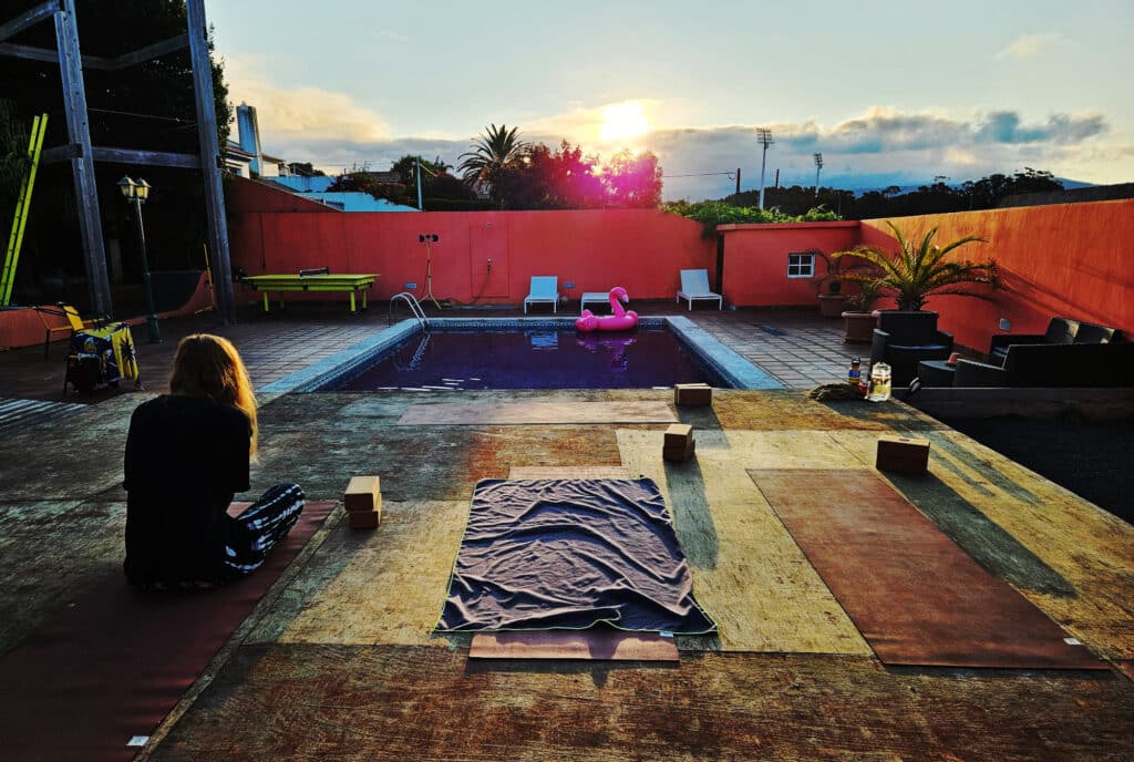 Yoga at Salt Lips Surf Camp