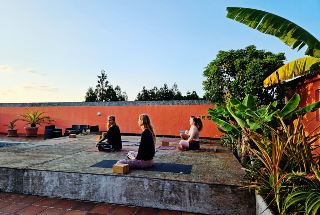 Yoga at Salt Lips Surf Camp