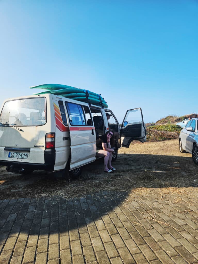 Surf van at Salt Lips Surf Camp