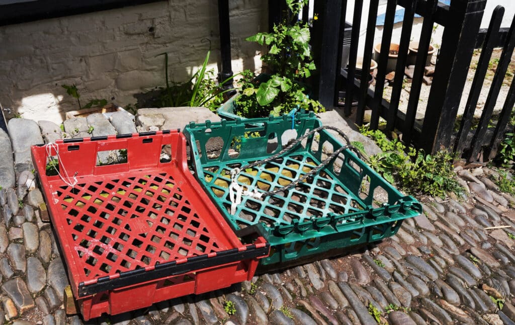 Sledges in Clovelly