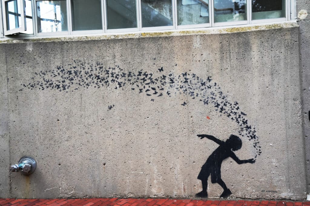Jef Aerosol Mural in Boston