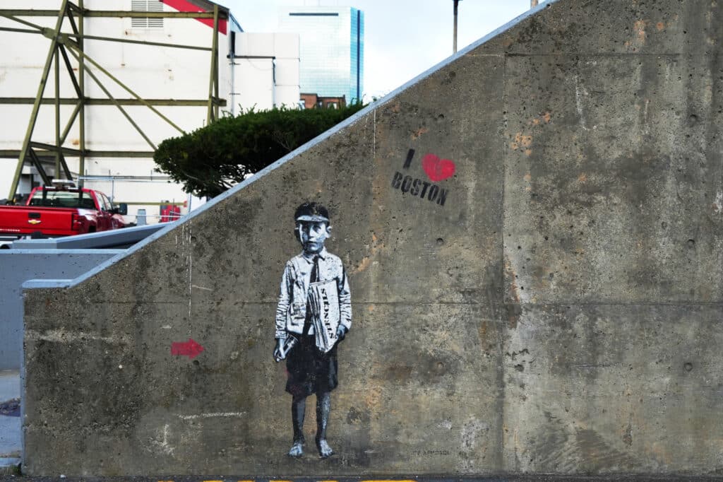 Jef Aerosol Mural in Boston