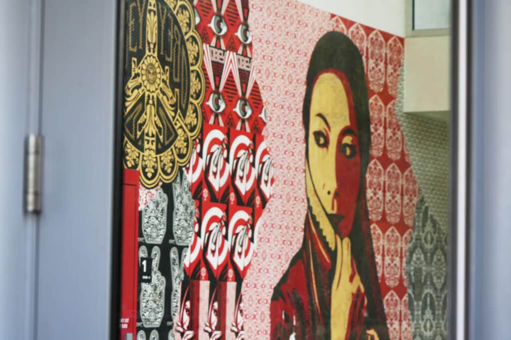 Shepard Fairey Mural in Boston