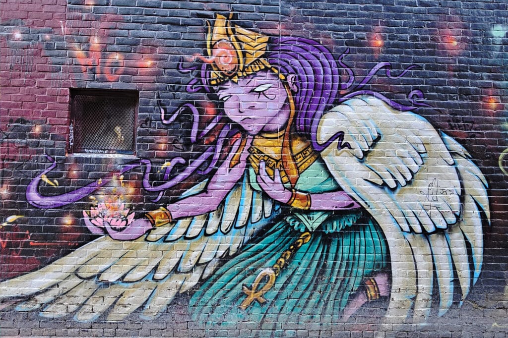 Street art in Burlington