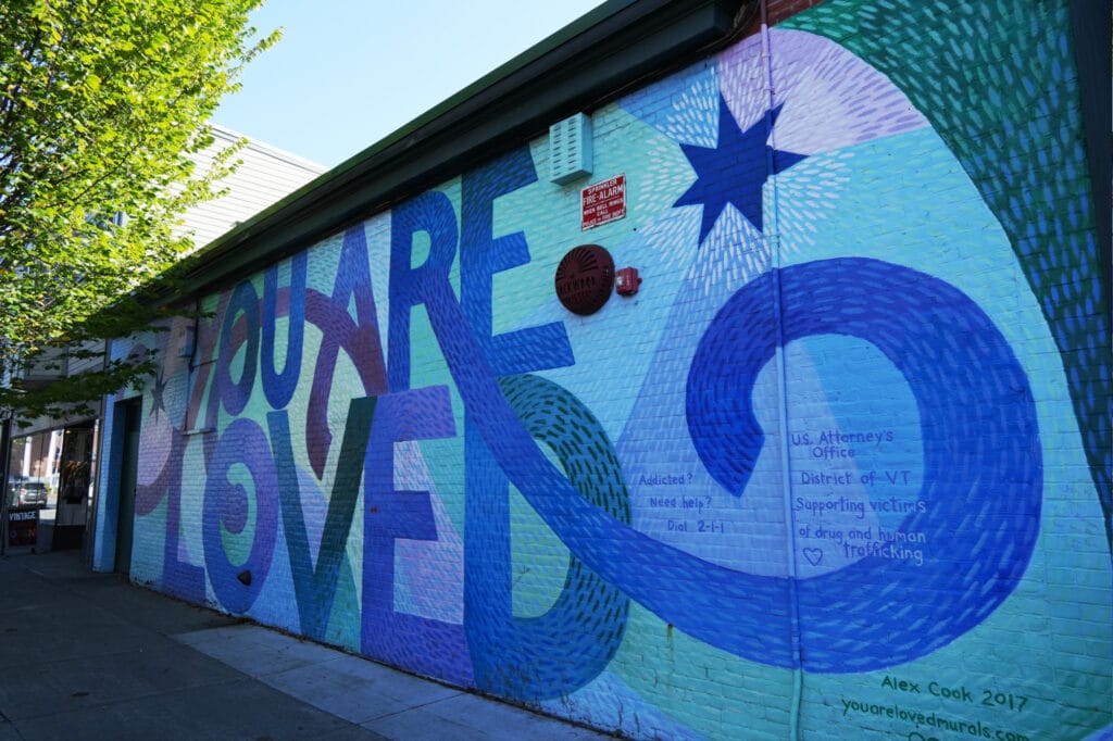 Street art in Burlington
