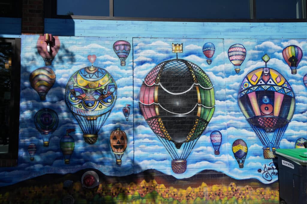 Street art in Burlington