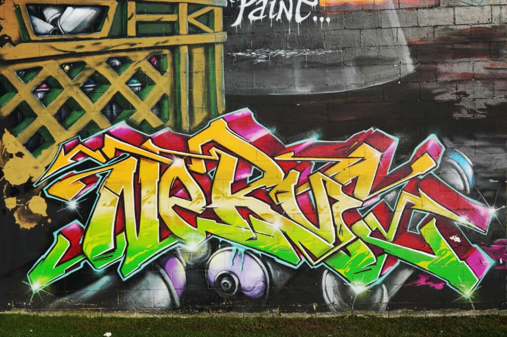 Street art in Burlington