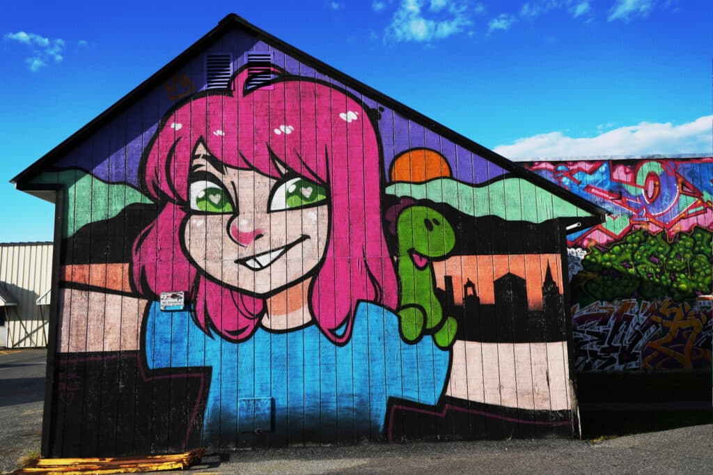 Street art in Burlington