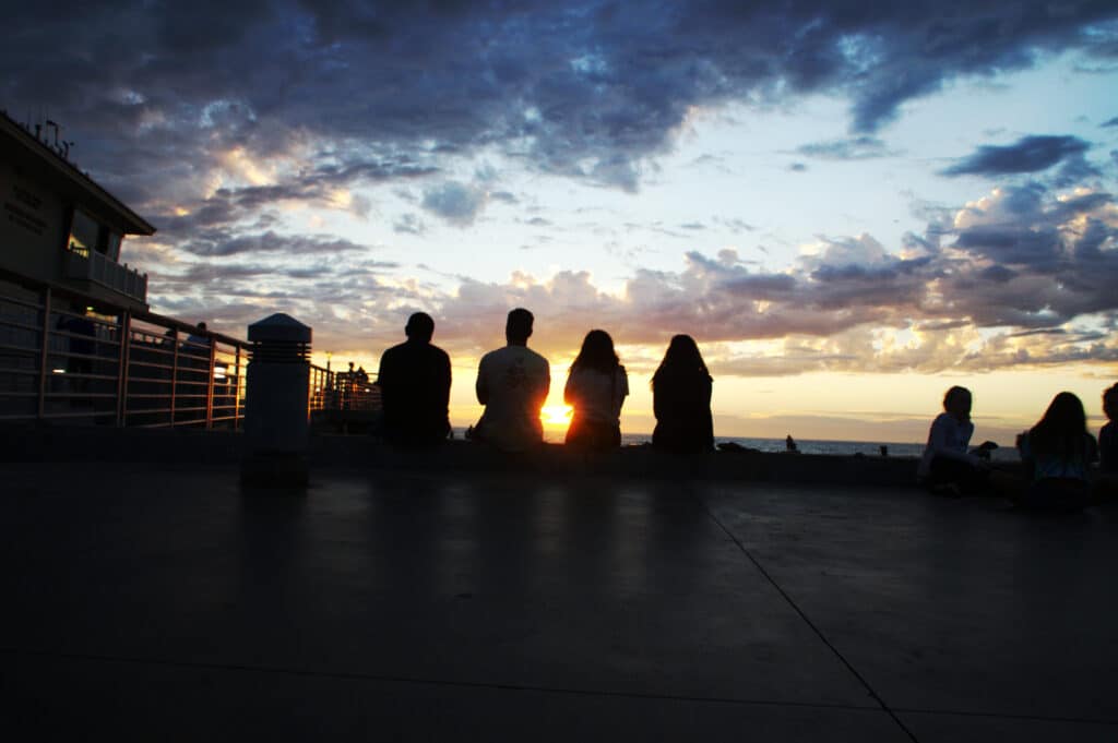 Sunset at Hermosa Pier
