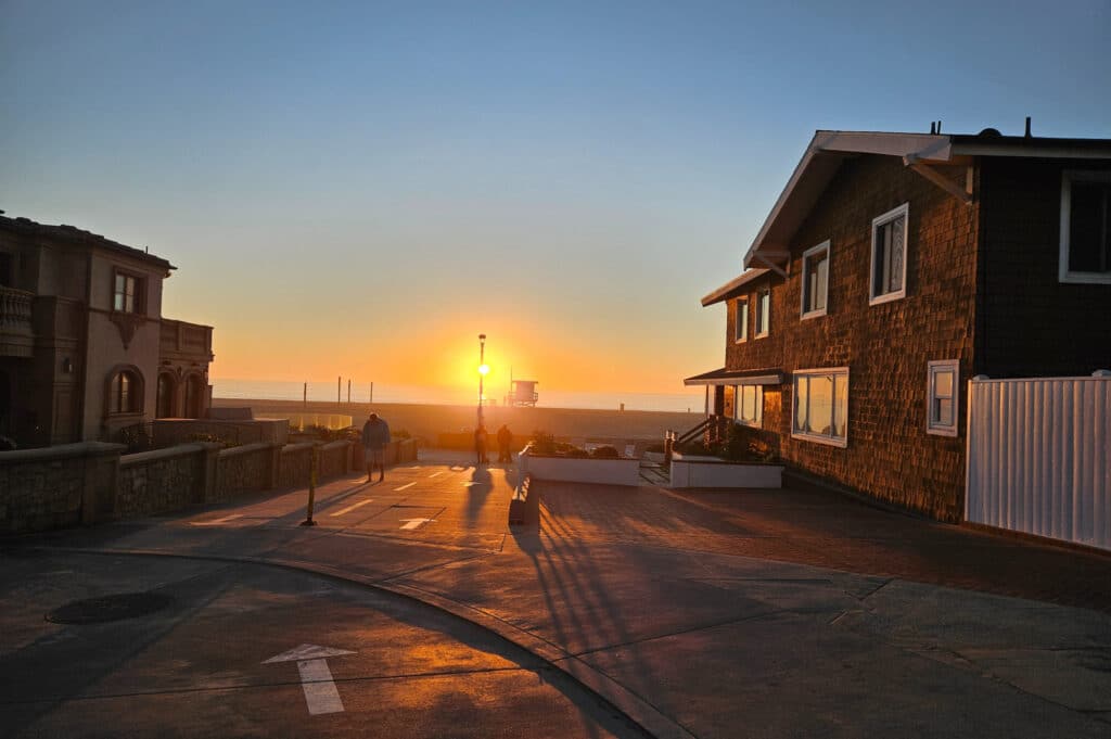Sunset at Hermosa Pier