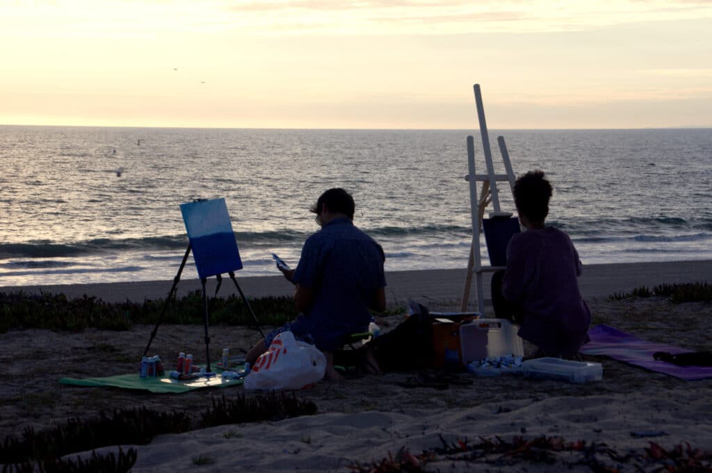 Sunset at Manhattan Beach