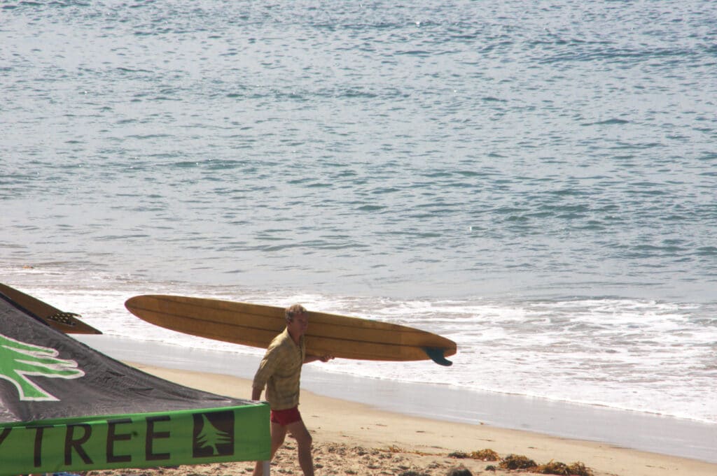 Surfing at Hermosa Beach