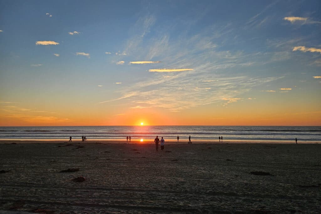 Sunset at Pacific Beach