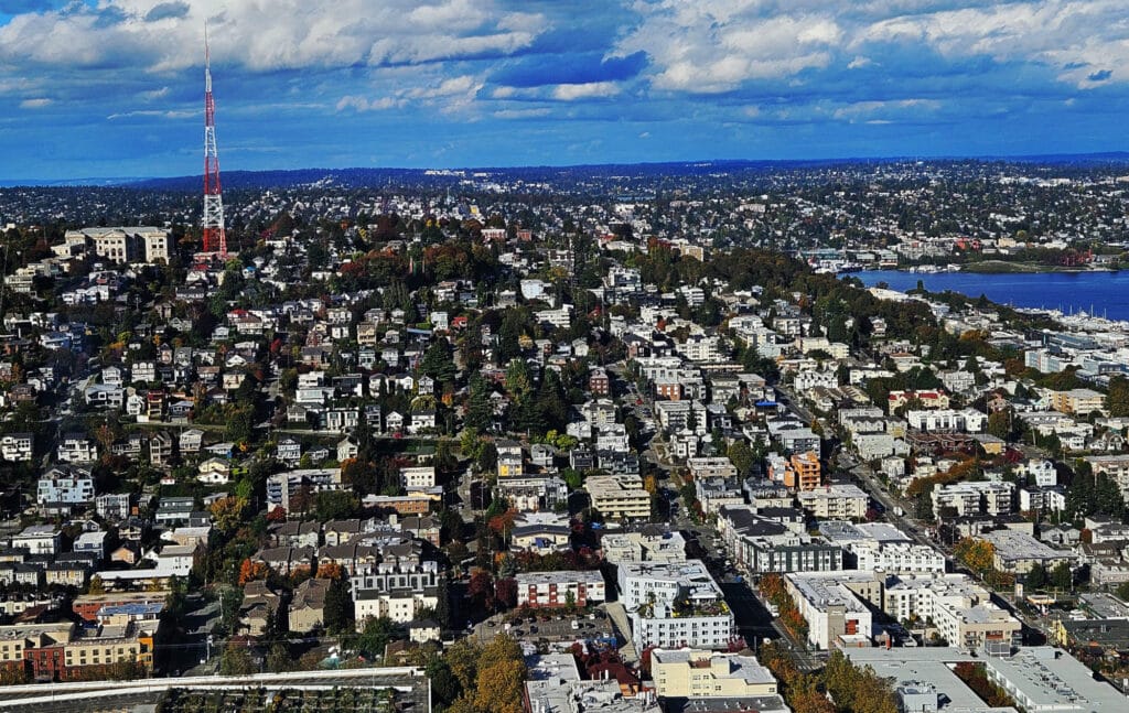 View from the Space Needle in Seattle