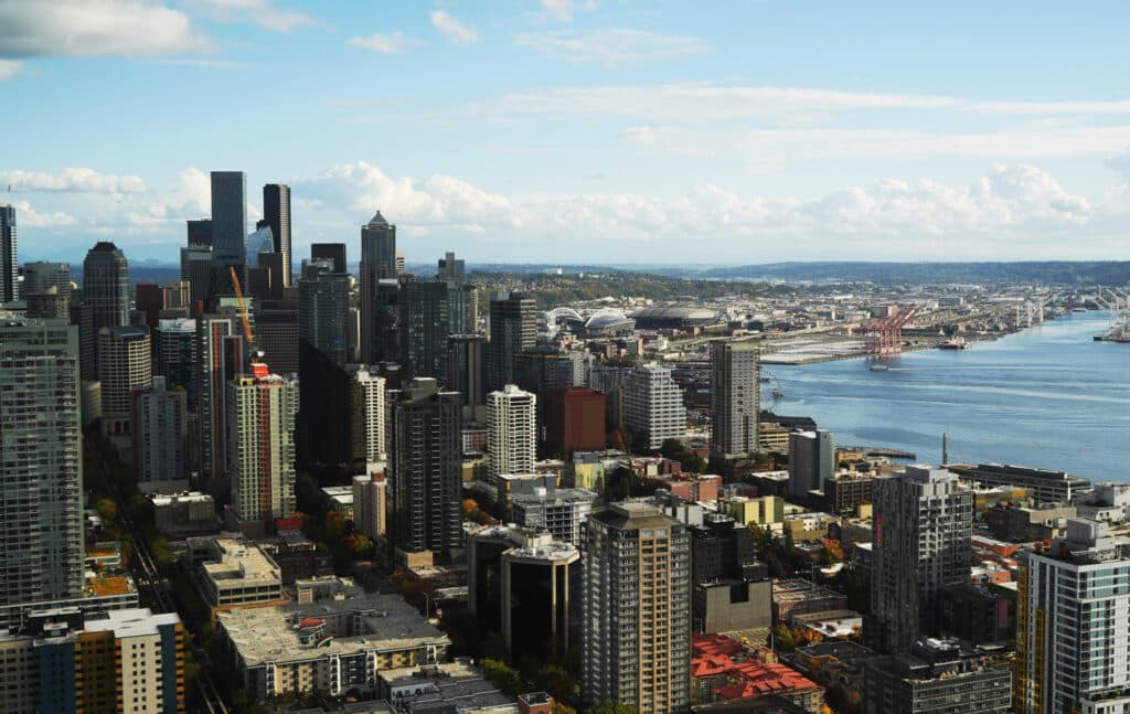 View from the Space Needle in Seattle