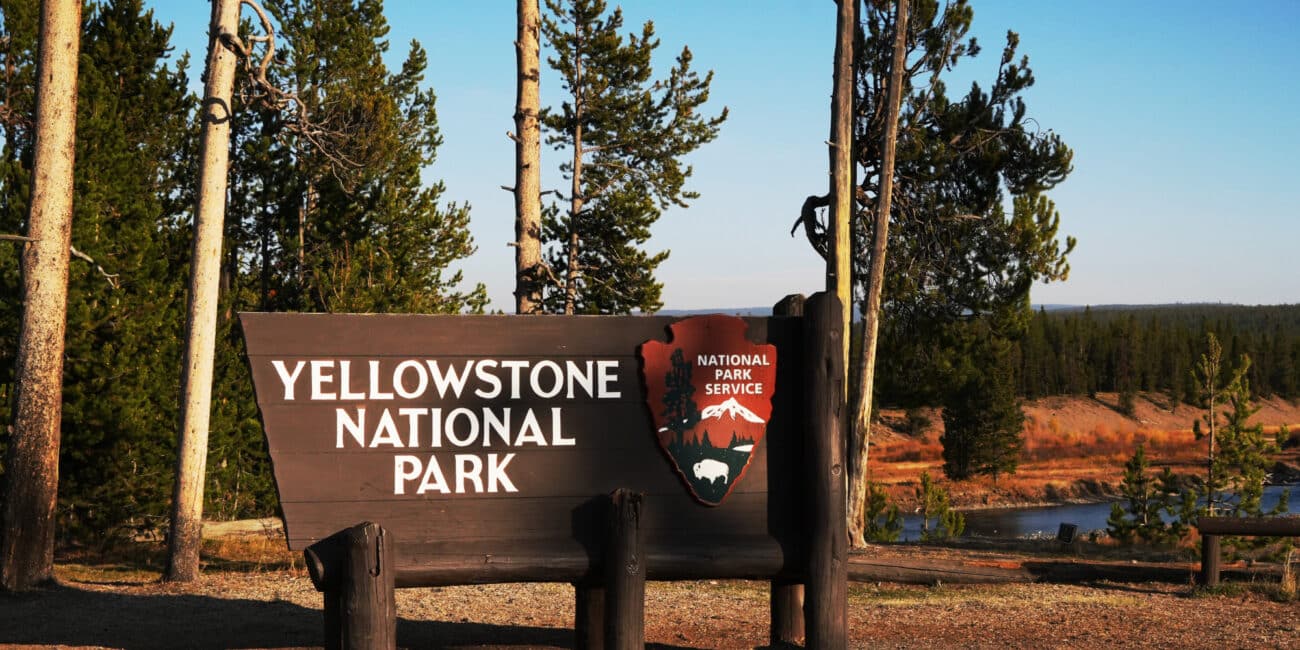 Entrance to Yellowstone National Park