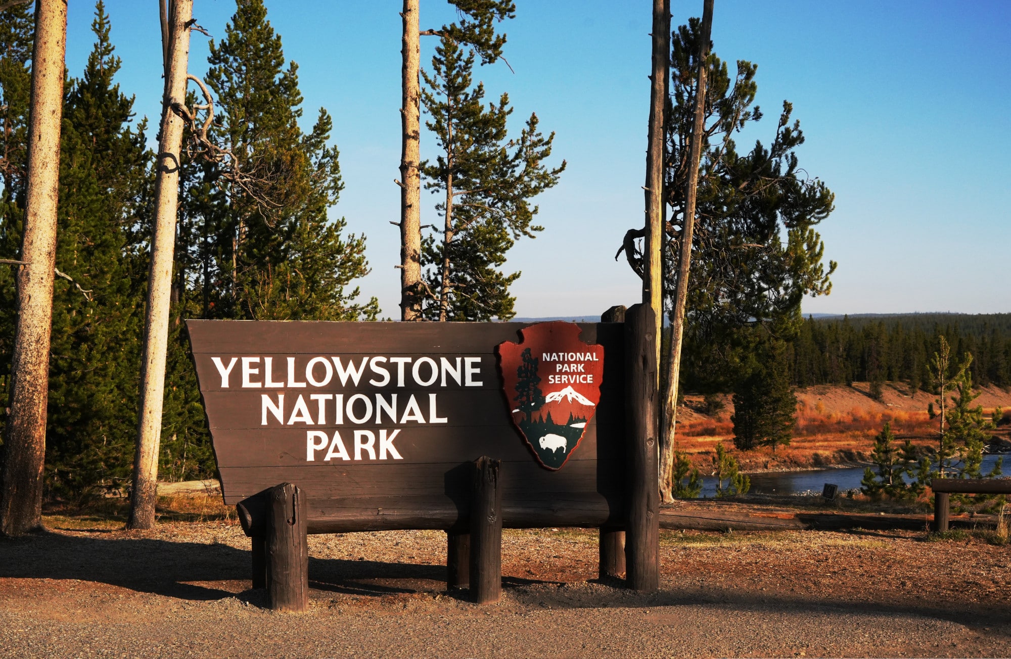 Entrance to Yellowstone National Park