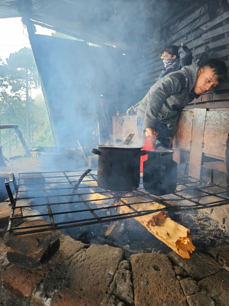 Base camp at Acatenango