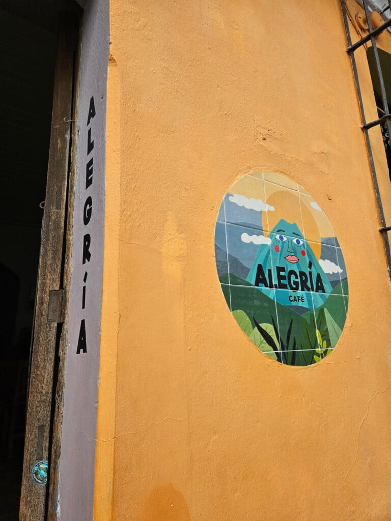 Cafe Alegria in Antigua