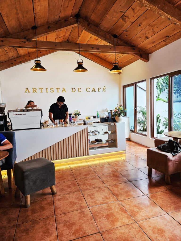 Artista de Cafe in Antigua