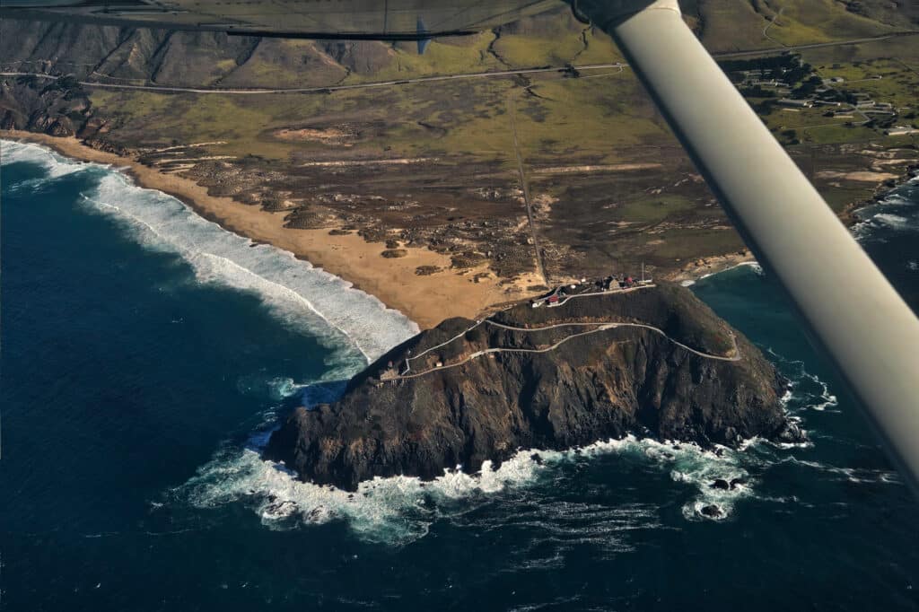 Flight experience to Big Sur