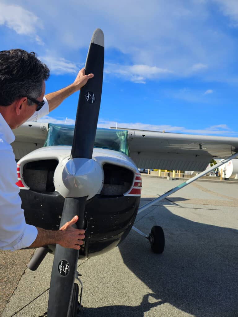 Flight experience to Big Sur