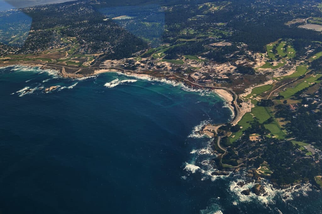Flight experience to Big Sur