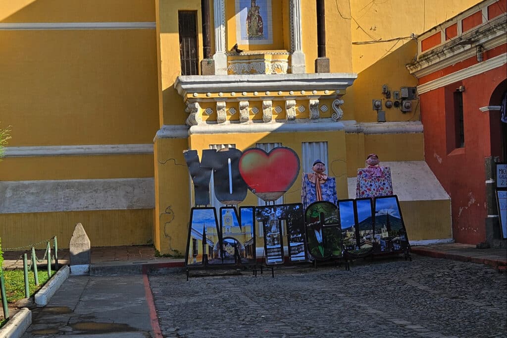 Colonial-style architecture in Antigua