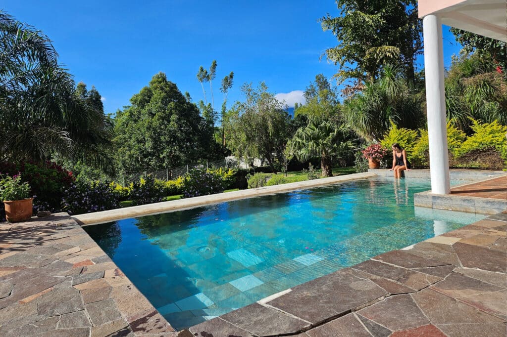Pool at the AirBnB At Lake Atitlan