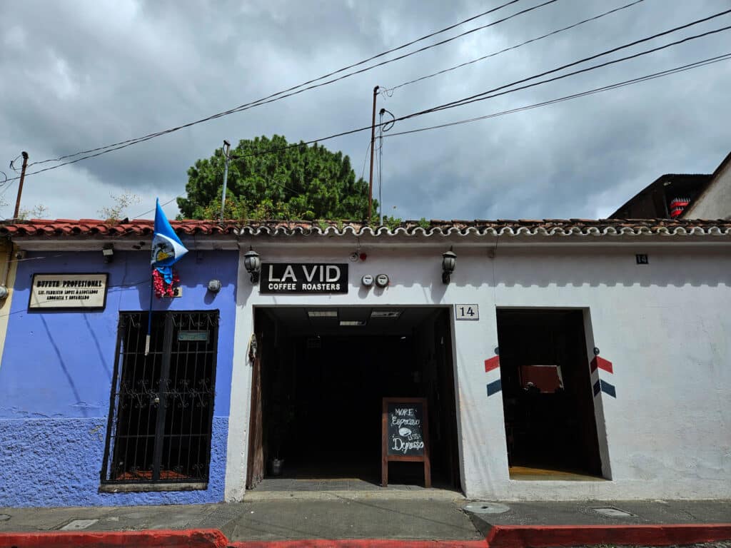 La Vid Coffee Roasters Cafe in Antigua