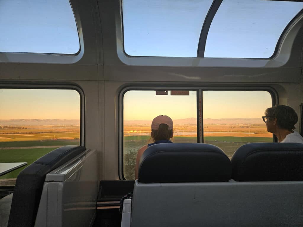 Views from the train to LA
