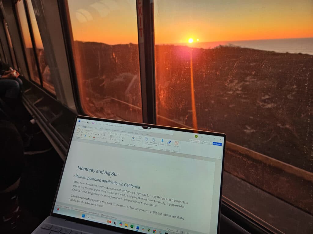 Views from the train to LA