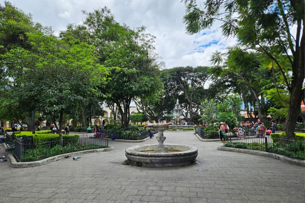 Parque Central in Antigua