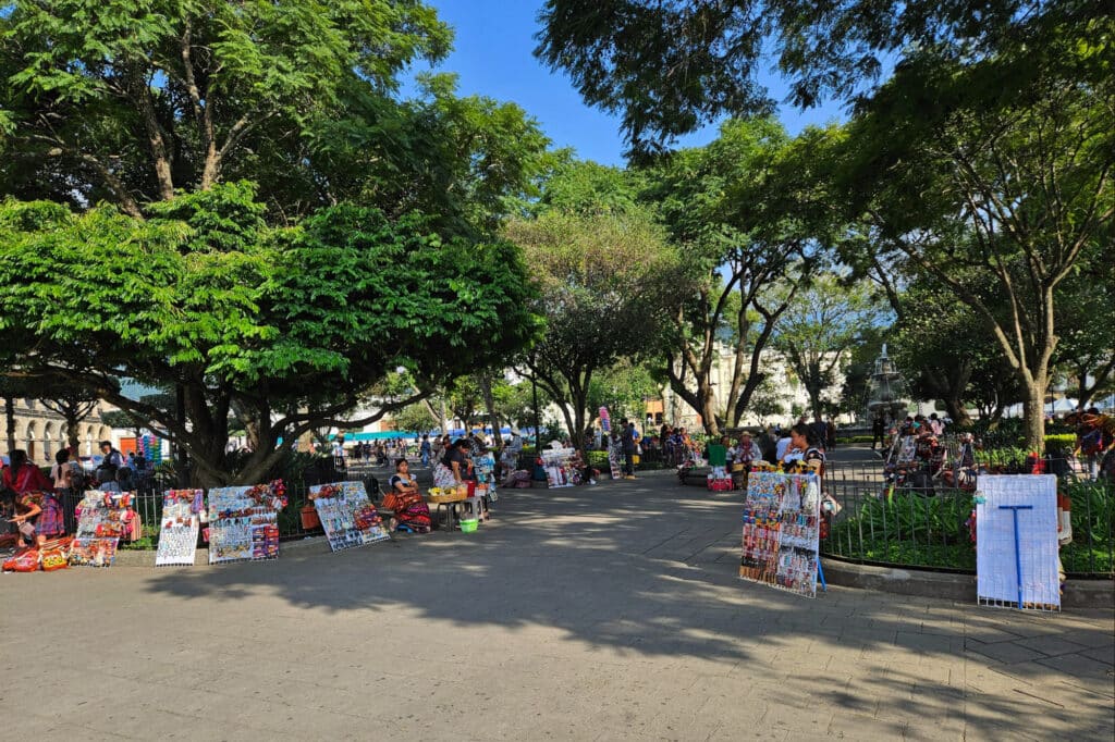 Parque Central in Antigua