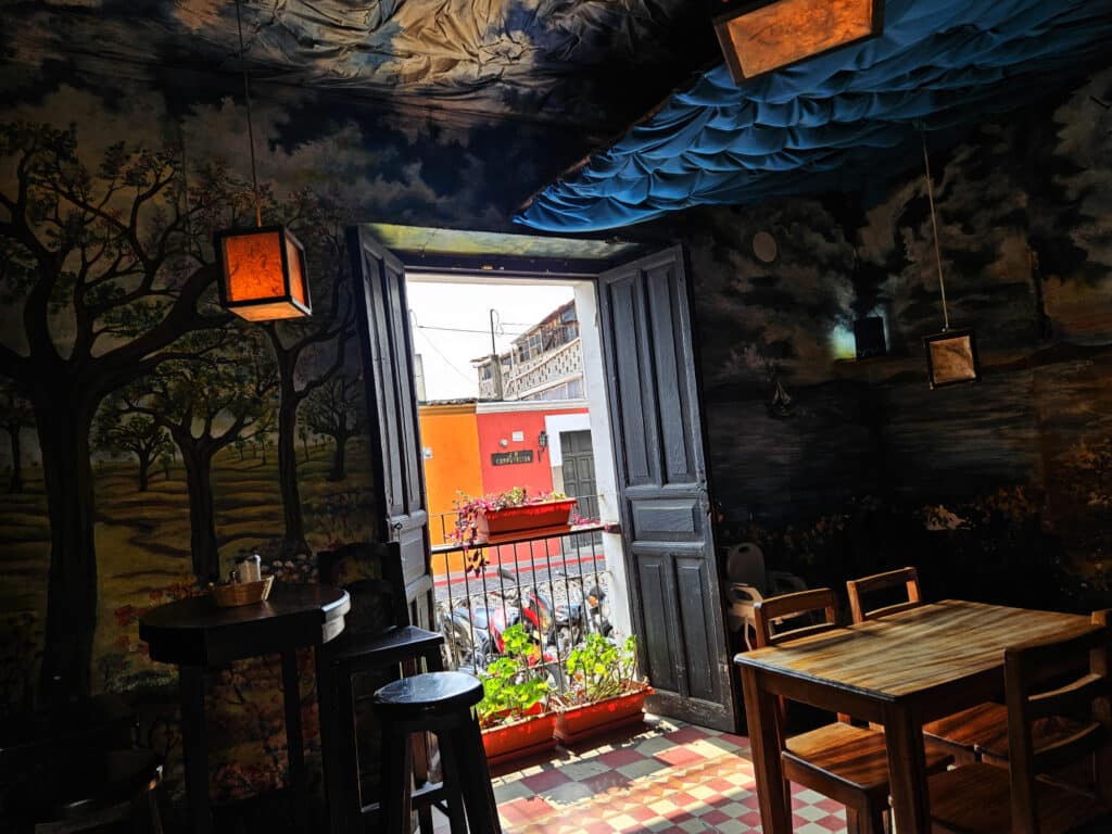 Rainbow Cafe in Antigua